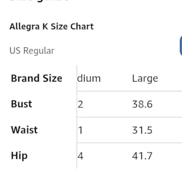 Allegra K Blue and White Ruffled Bodycon Midi Dress Size L NWT - Picture 5 of 5